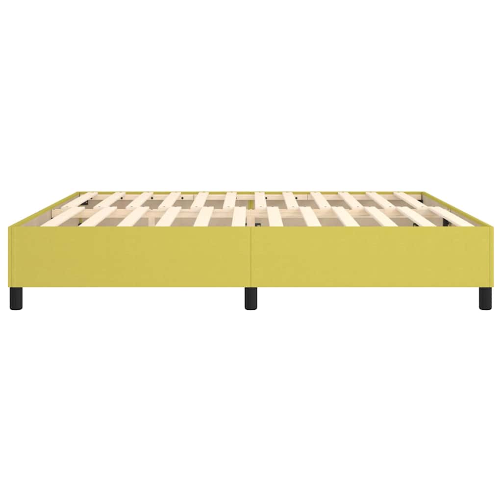 Okvir za krevet s oprugom zeleni 200x200 cm od tkanine