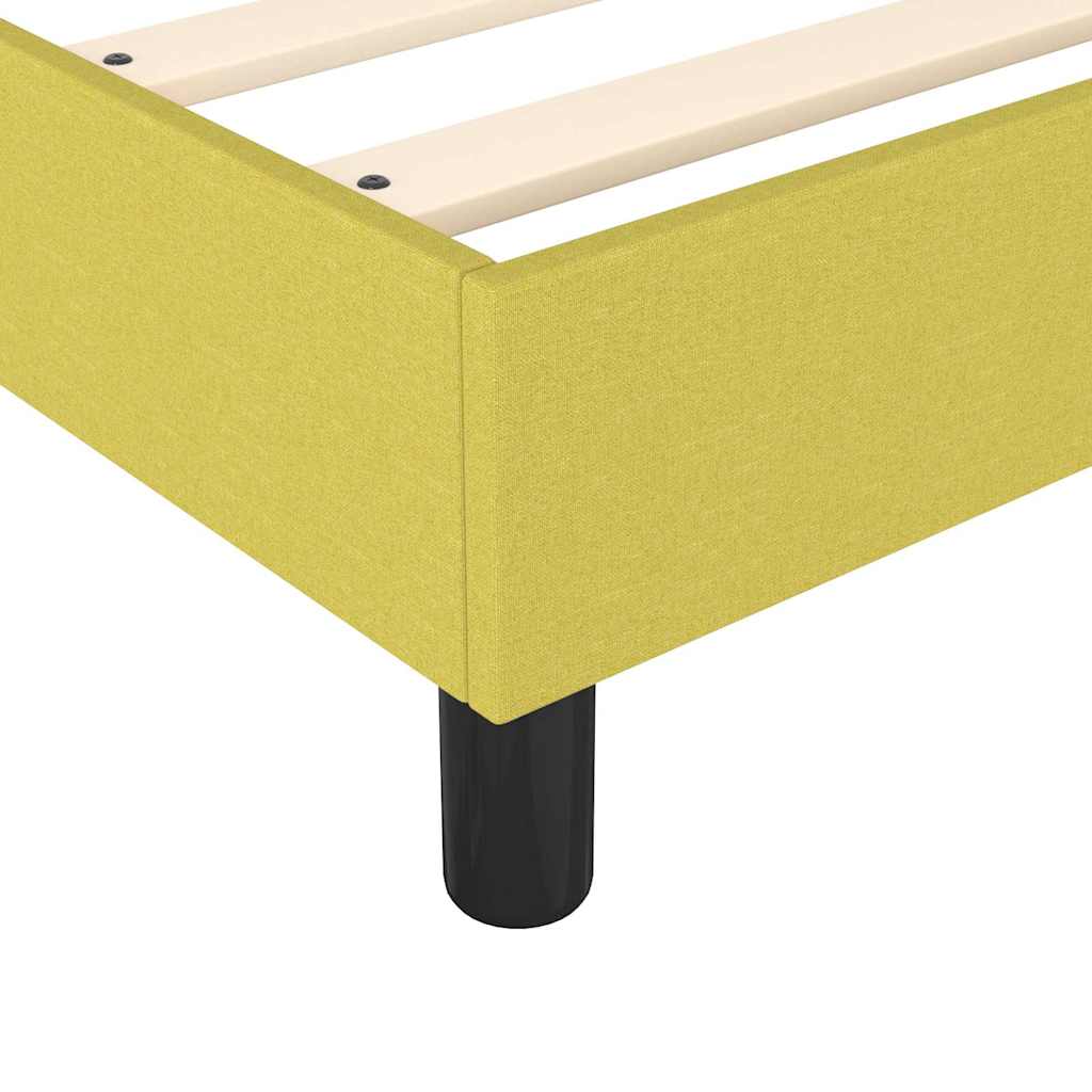Okvir za krevet s oprugom zeleni 200x200 cm od tkanine