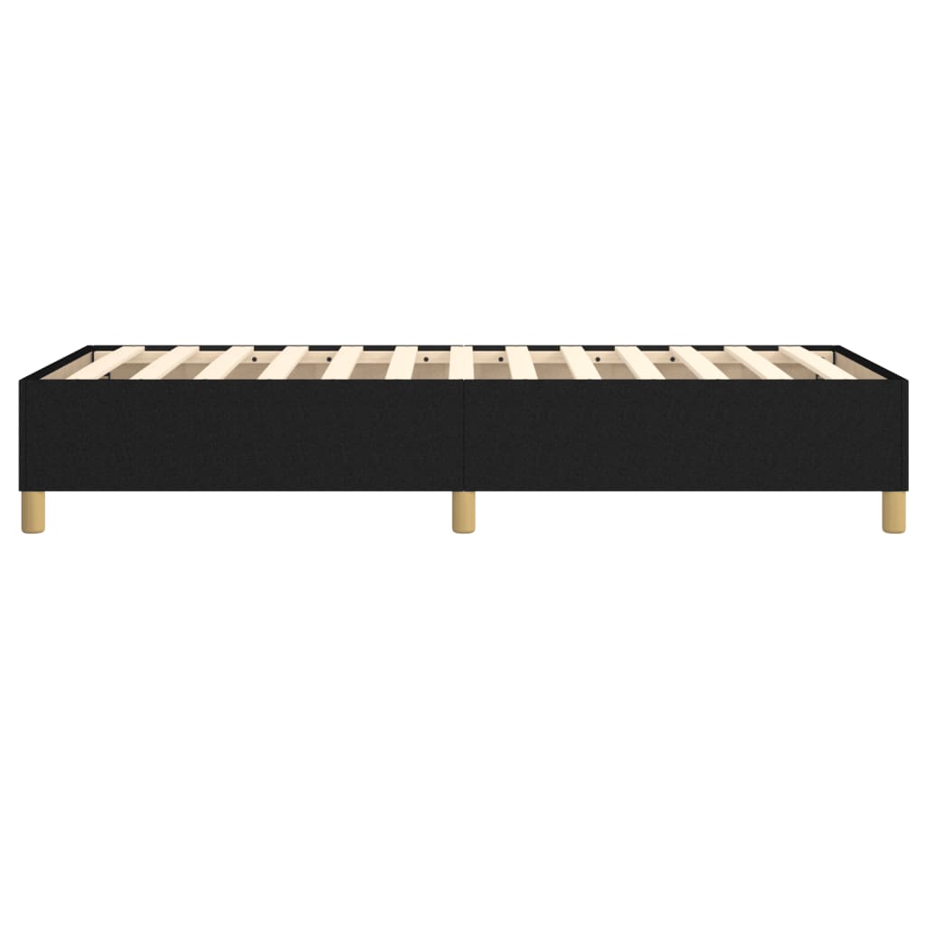 Okvir za krevet s oprugom crni 90x190cm od tkanine