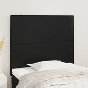Uzglavlje crno 80x5x118/128 cm umjetna koža