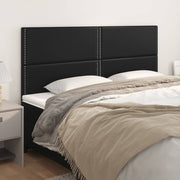 Uzglavlje Crno 200x5x118/128 cm Imitacija kože