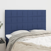 Uzglavlje plavo 144x5x118/128 cm tkanina
