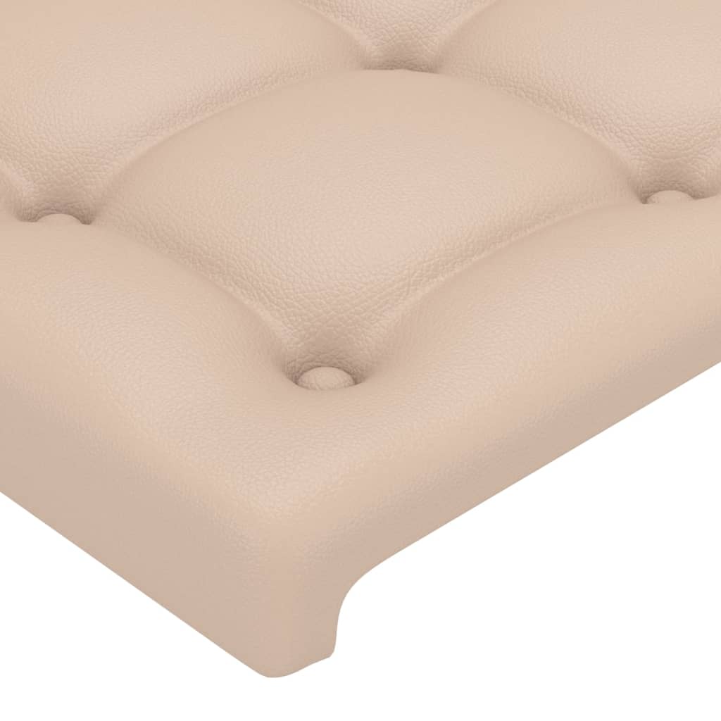 Uzglavlje Cappuccino 200x5x118/128 cm Imitacija kože