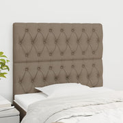 Uzglavlje boje taupe 100x7x118/128 cm tkanina