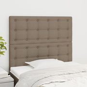 Uzglavlje boje taupe 100x5x118/128 cm tkanina