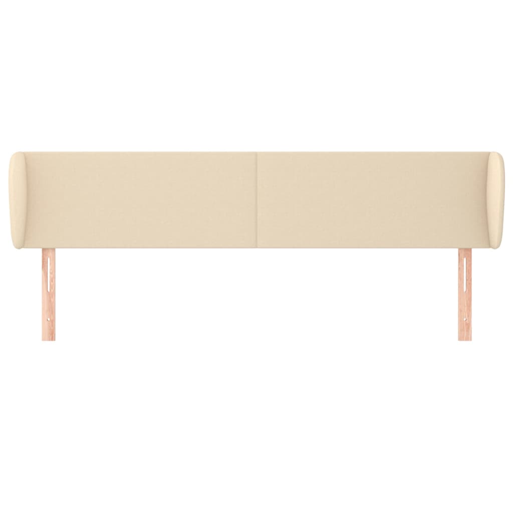 Uzglavlje s ušima krem 203x23x78/88 cm od tkanine
