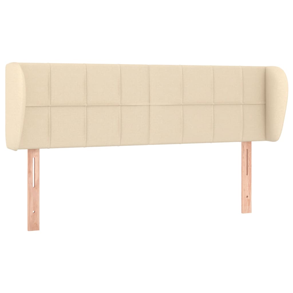 Uzglavlje s ušima krem 147x23x78/88 cm od tkanine
