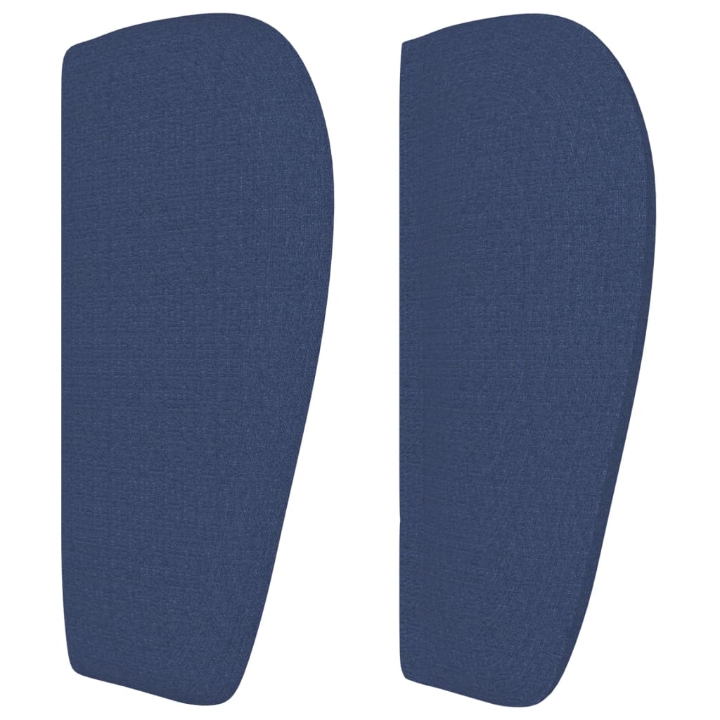 Uzglavlje s ušima plavo 83x23x78/88 cm od tkanine