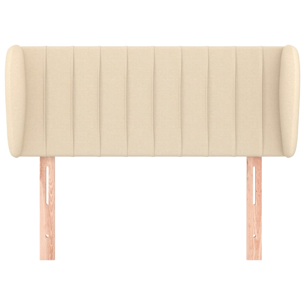 Uzglavlje s ušima krem 93x23x78/88 cm od tkanine