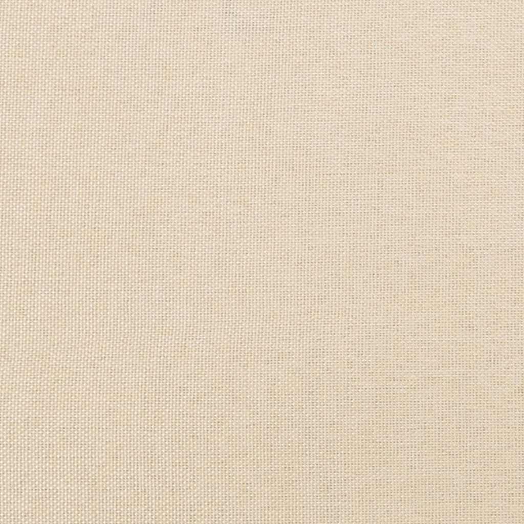 Uzglavlje s ušima krem 183x23x118/128 cm od tkanine