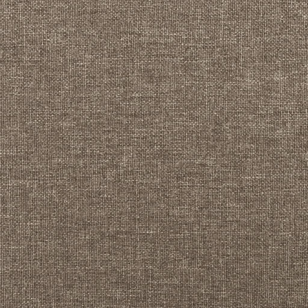 Uzglavlje s ušima smeđesivo 83x16x118/128 cm od tkanine