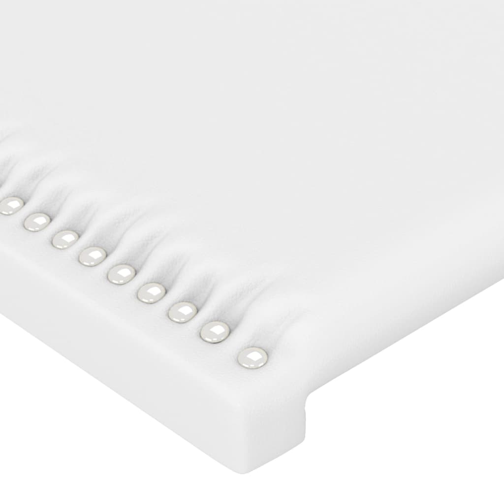 LED uzglavlje bijelo 100 x 5 x 78/88 cm od umjetne kože