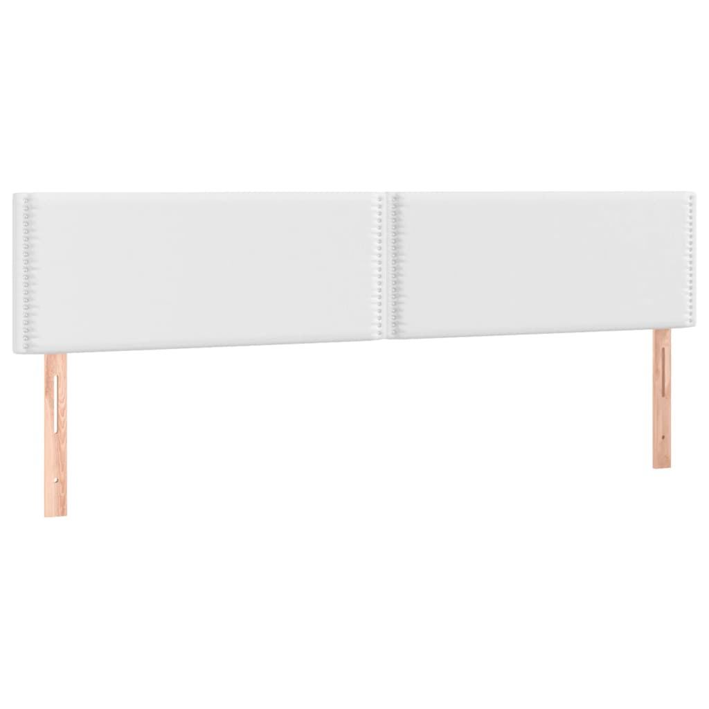 LED uzglavlje bijelo 200 x 5 x 78/88 cm od umjetne kože