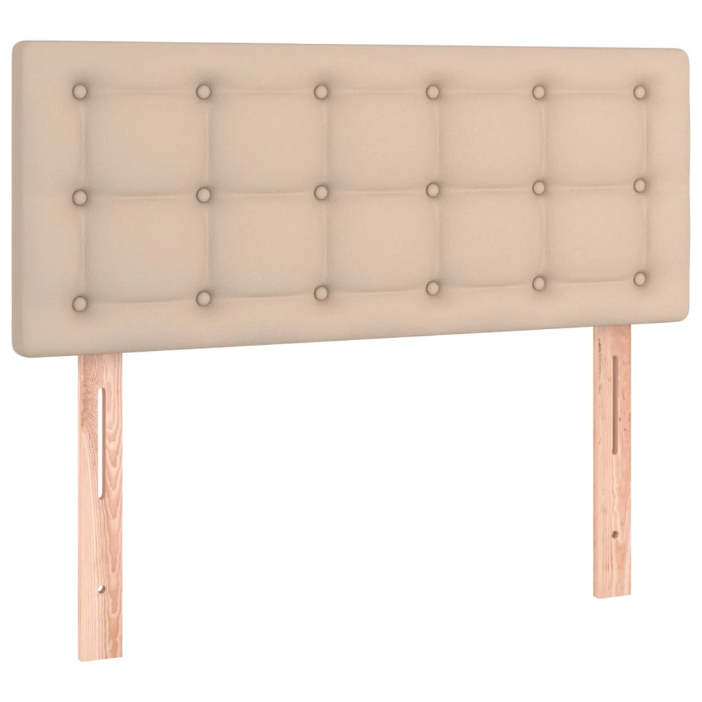 LED uzglavlje boja cappuccina 100 x 5 x 78/88cm od umjetne kože