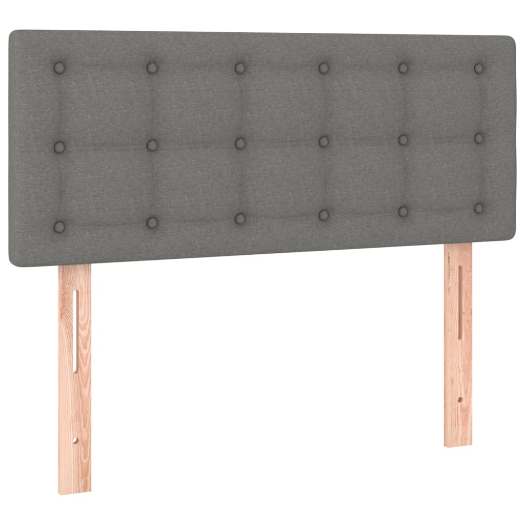 LED uzglavlje tamnosivo 80 x 5 x 78/88 cm od tkanine