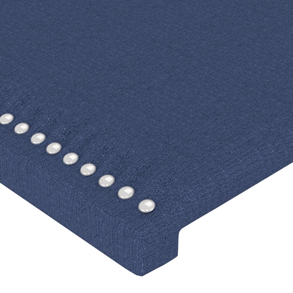 LED uzglavlje plavo 90x5x118/128 cm od tkanine