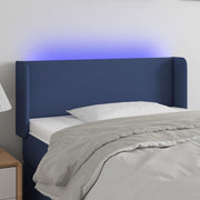 LED uzglavlje plavo 103x16x78/88 cm od tkanine