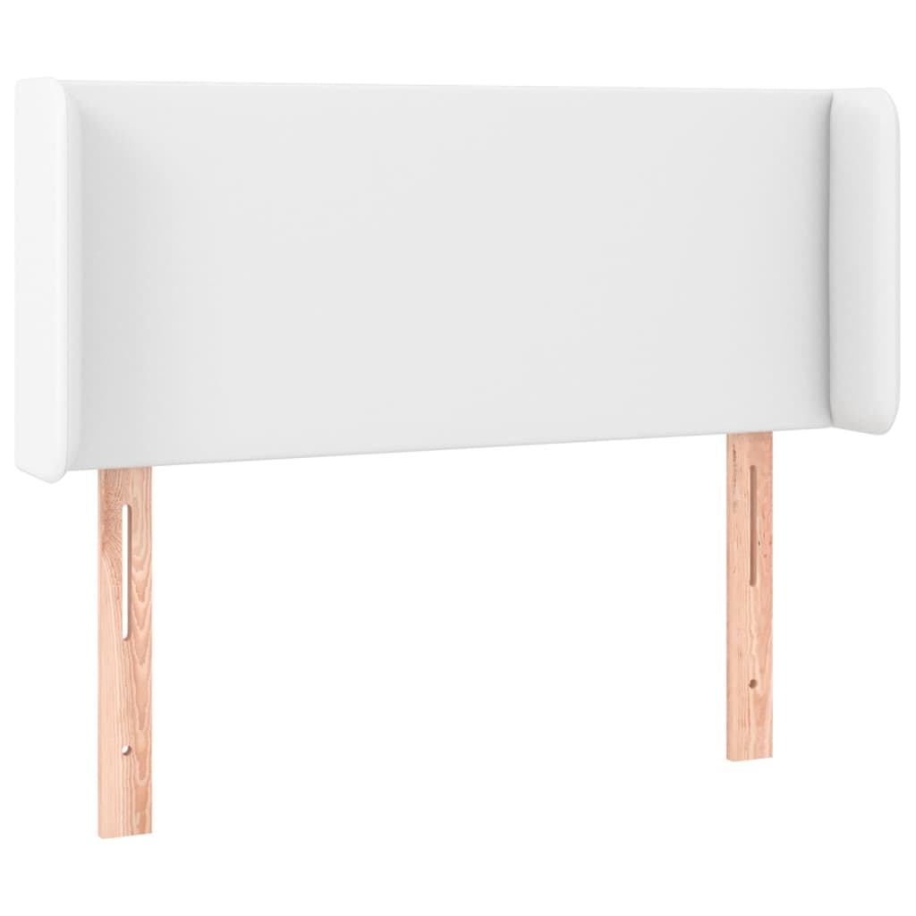 LED uzglavlje bijelo 103x16x78/88 cm od umjetne kože
