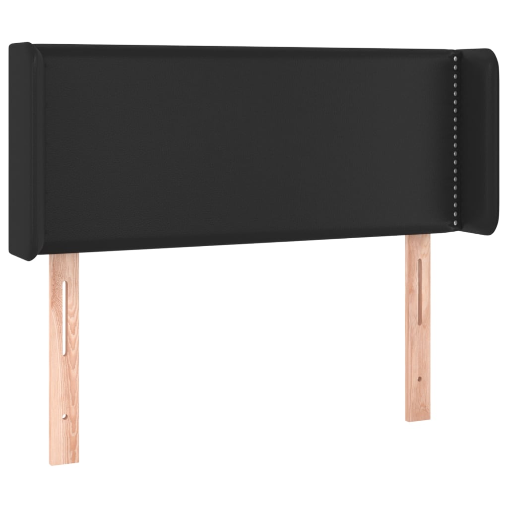 LED uzglavlje crno 103x16x78/88 cm od umjetne kože