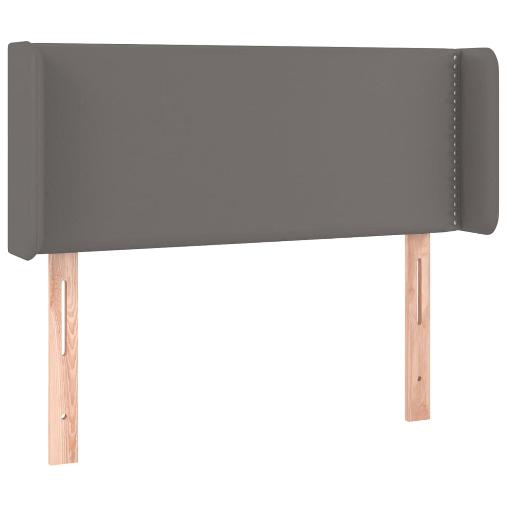 LED uzglavlje sivo 103x16x78/88 cm od umjetne kože