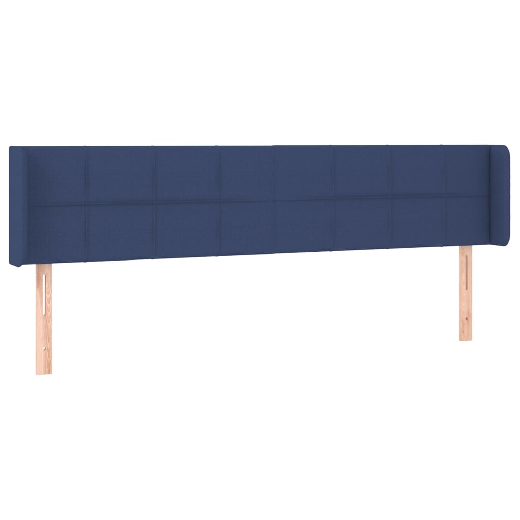 LED uzglavlje plavo 203x16x78/88 cm od tkanine