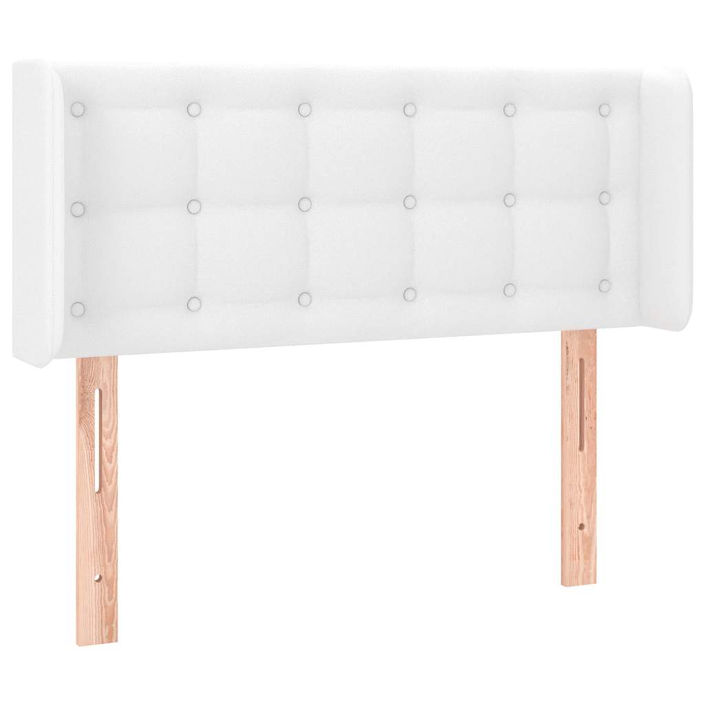 LED uzglavlje bijelo 93x16x78/88 cm od umjetne kože