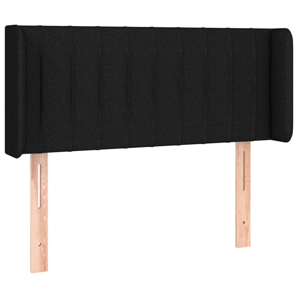 LED uzglavlje crno 83x16x78/88 cm od tkanine