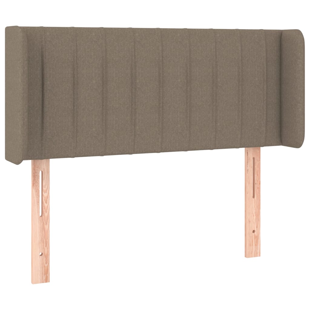 LED uzglavlje smeđesivo 83x16x78/88 cm od tkanine