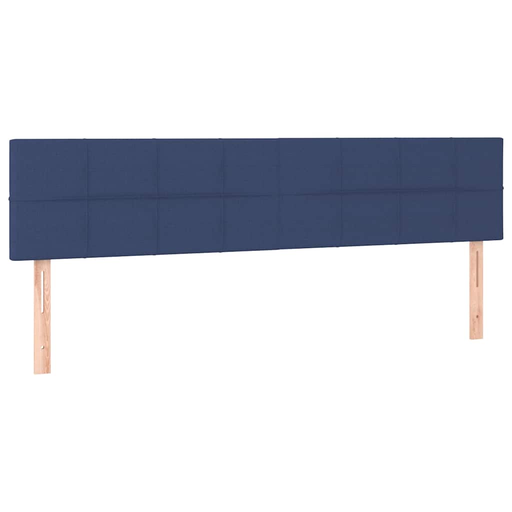 Krevet s oprugama i madracem plavi 180x200 cm od tkanine
