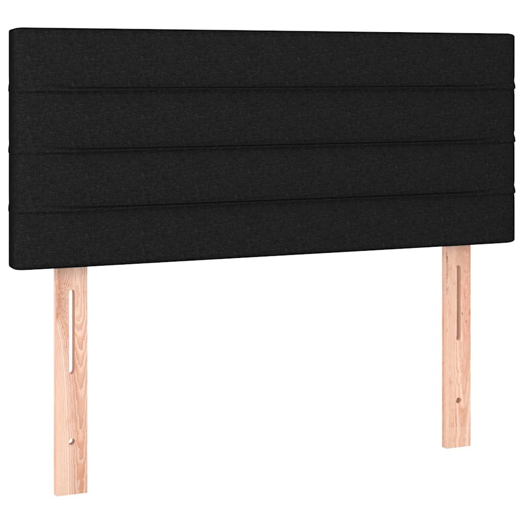 Box spring krevet s madracem crni 80 x 200 cm od tkanine