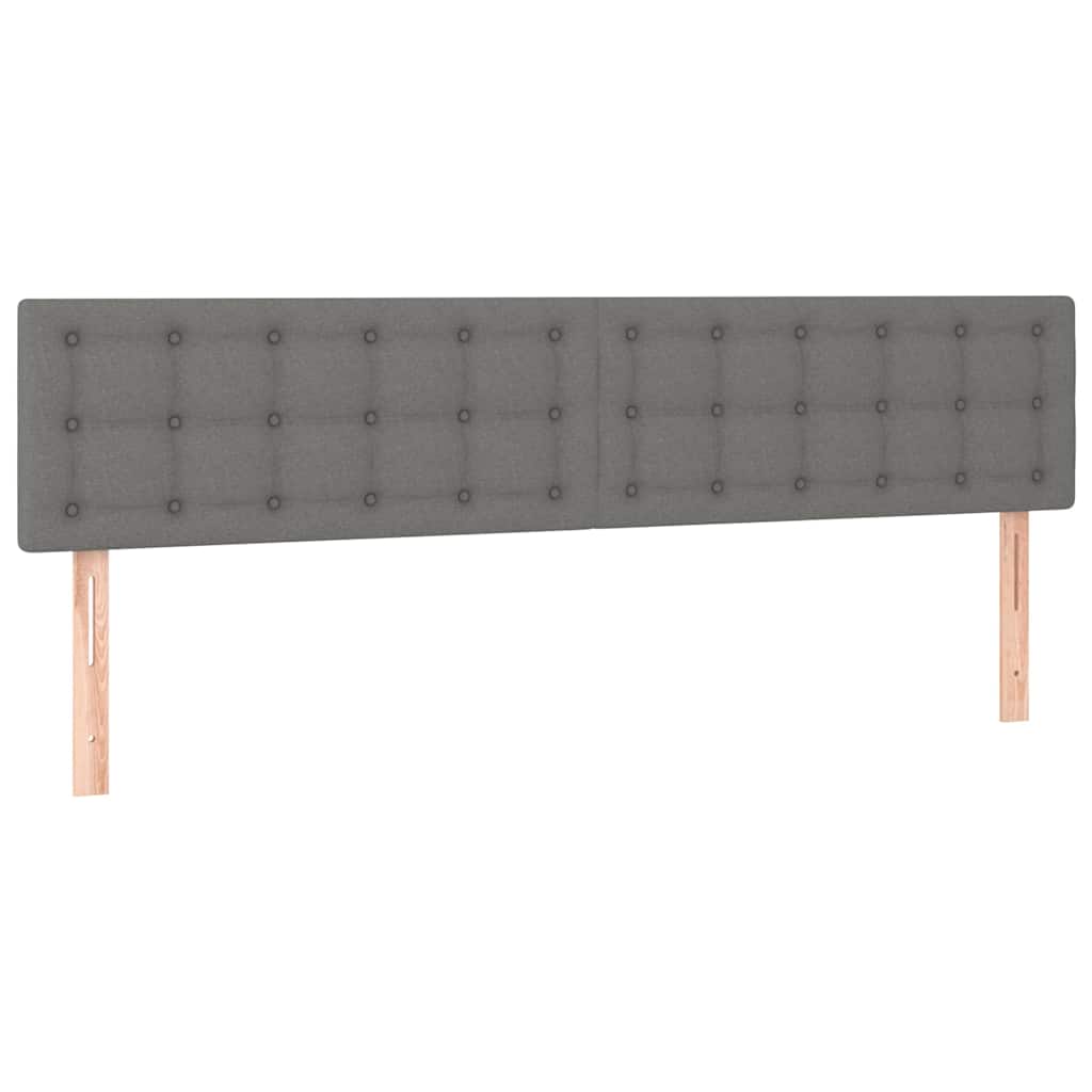 Okvir kreveta s oprugama i madrac svjetlosivi 160x200cm tkanina