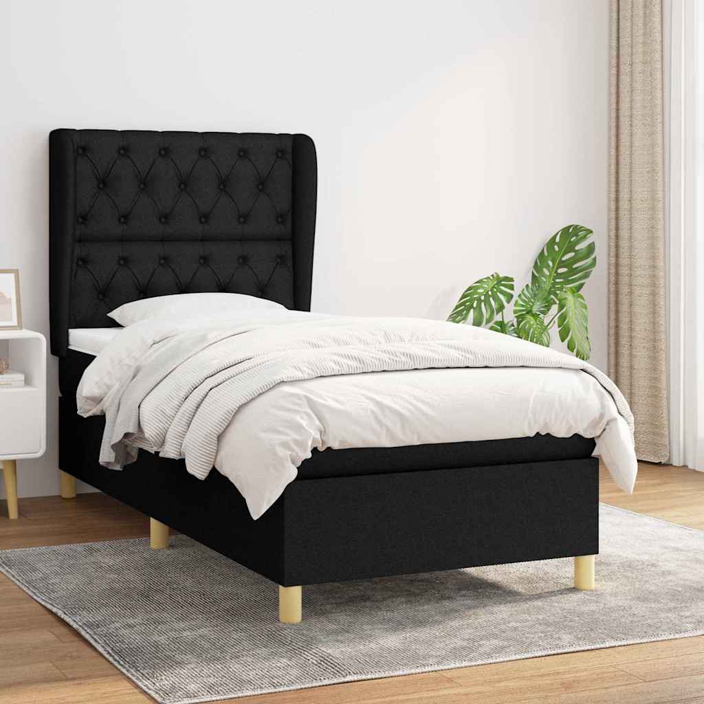 opruga kutije Svijetlo siva 200 x 80 cm tkanina