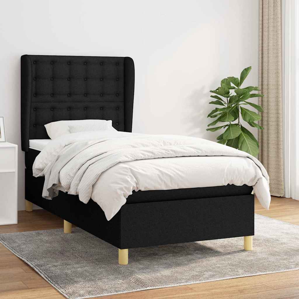 opruga kutije Svijetlo siva 200 x 80 cm tkanina
