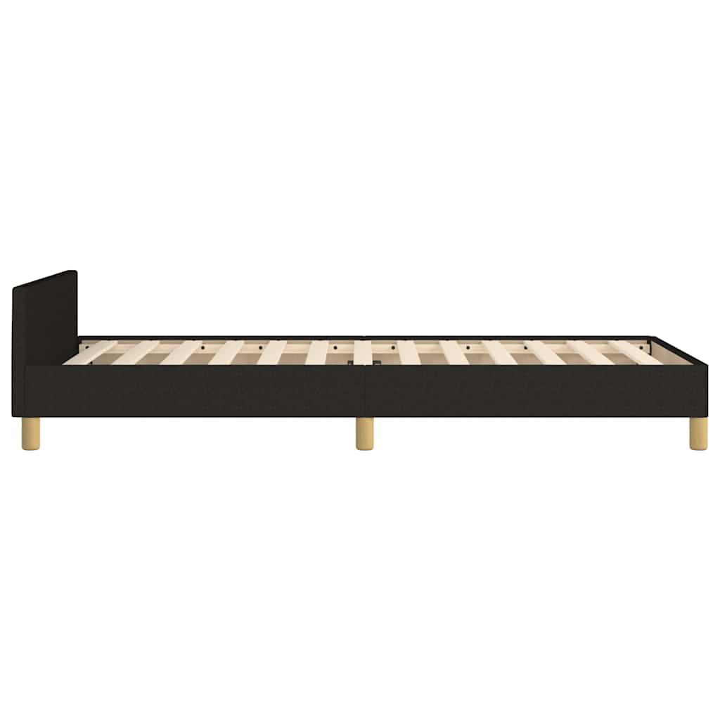 Okvir za krevet bez madraca crni 90x190cm od tkanine