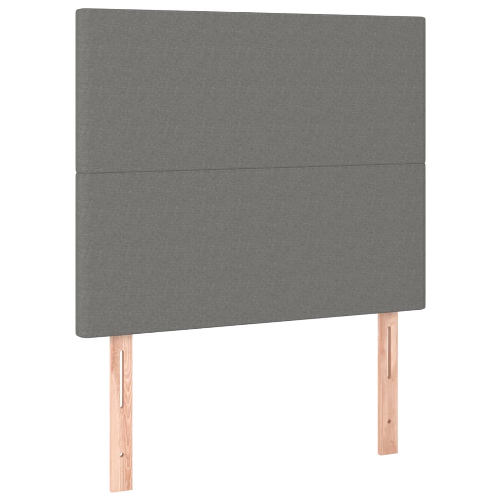 Okvir kreveta bez madraca tamnosivi 120 x 200 cm od tkanine