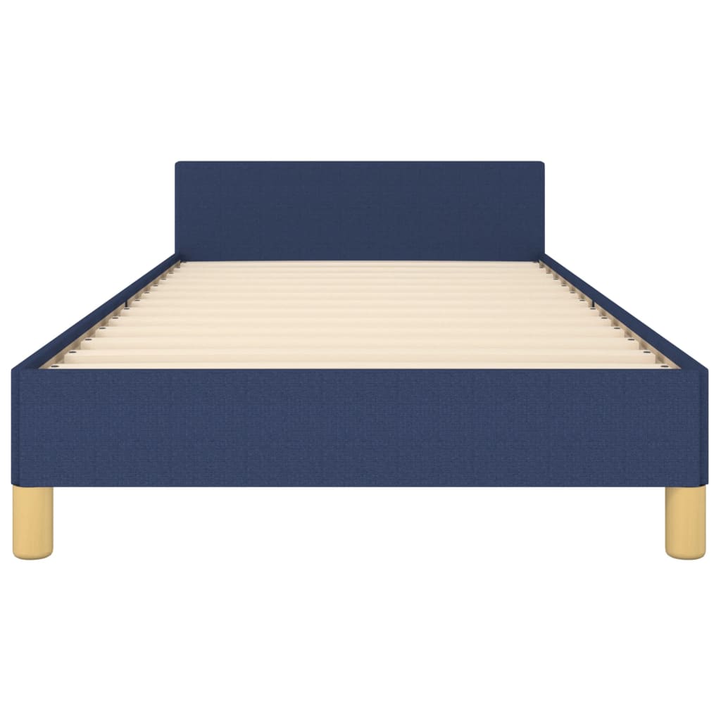 Okvir za krevet bez madraca plava 100x200cm od tkanine