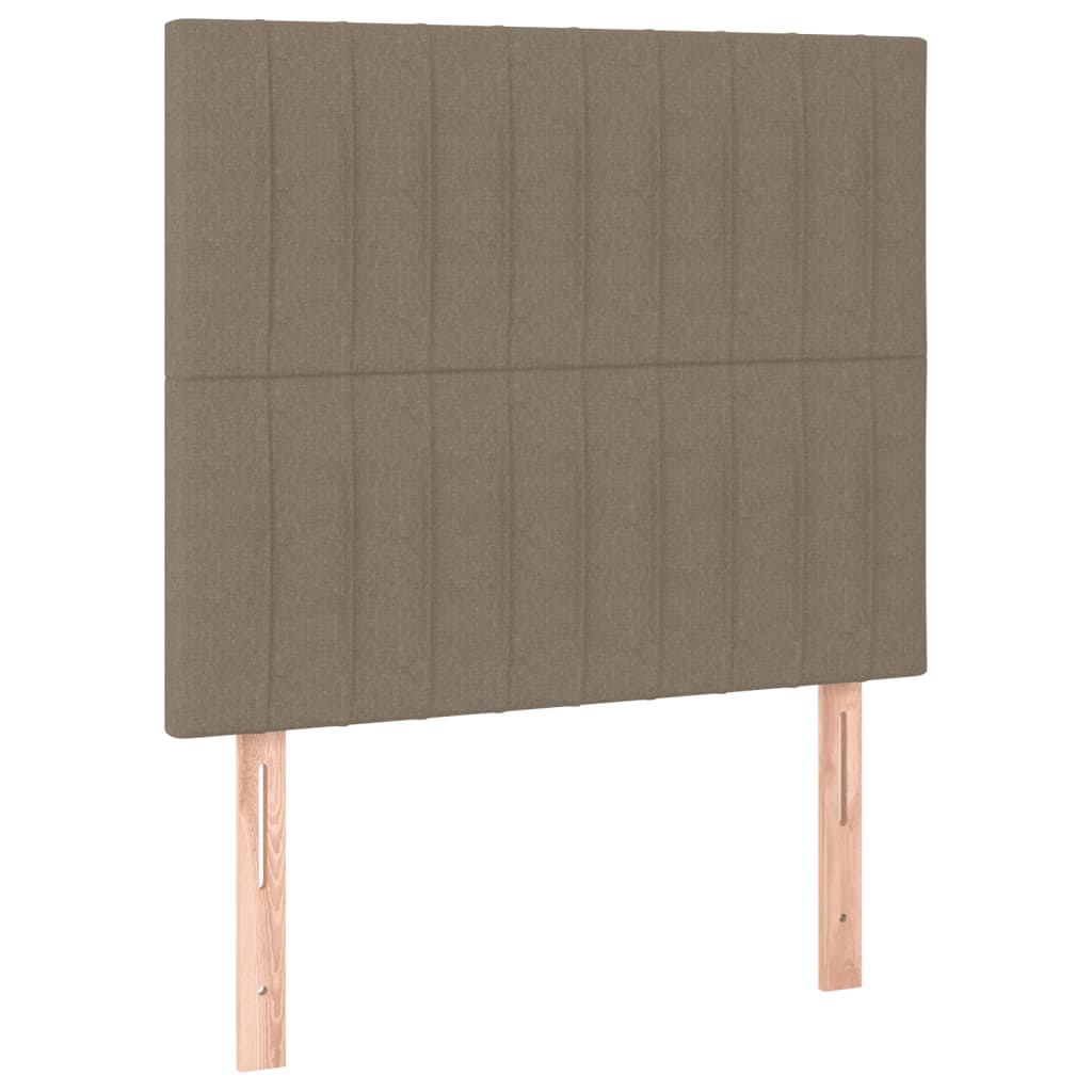 Okvir za krevet bez madraca smeđesivi 90x200cm od tkanine