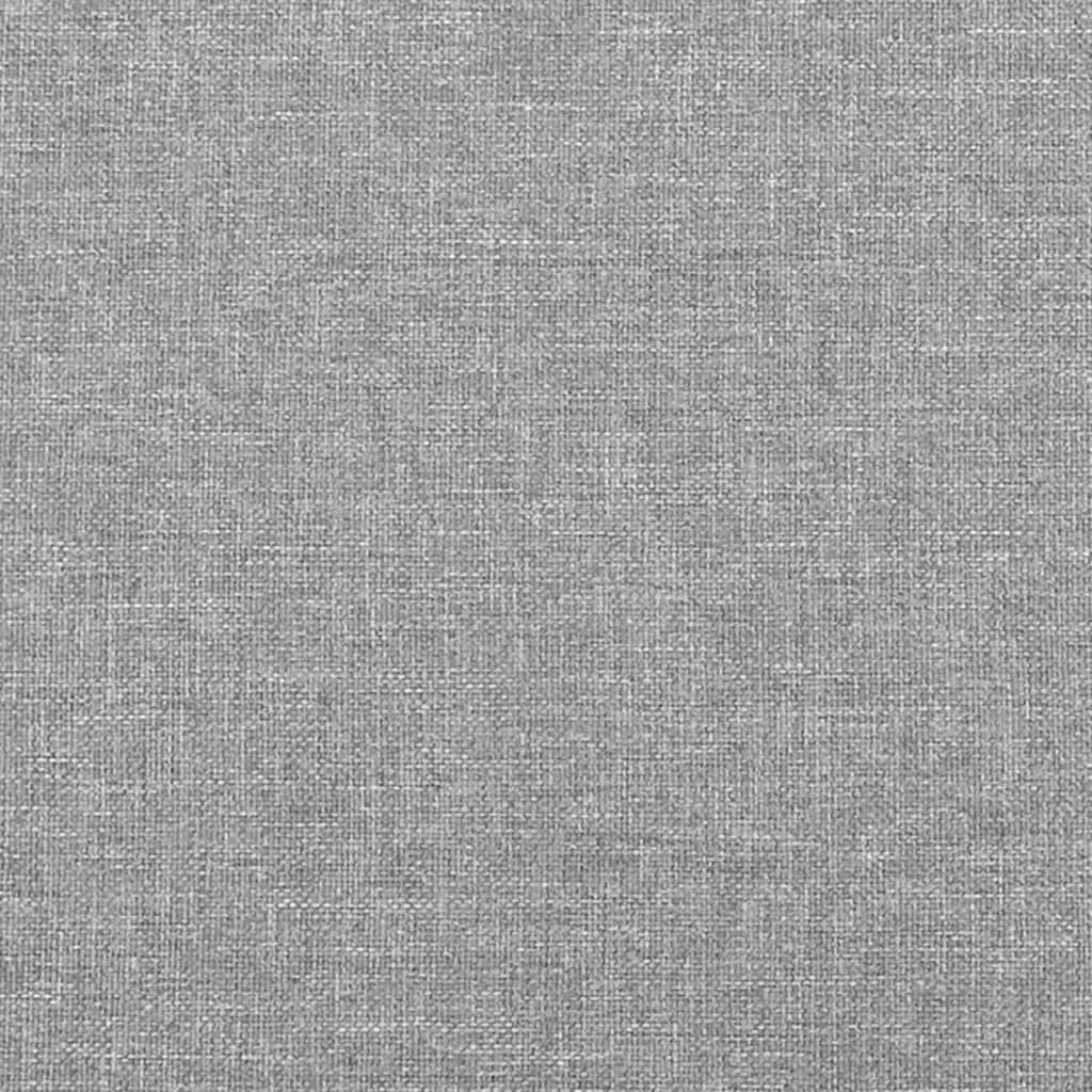 Okvir za krevet bez madraca svjetlosivi 80x200 cm od tkanine