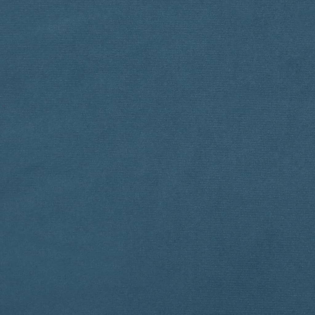 Okvir za krevet bez madraca tamnoplavi 90x200 cm baršunasti