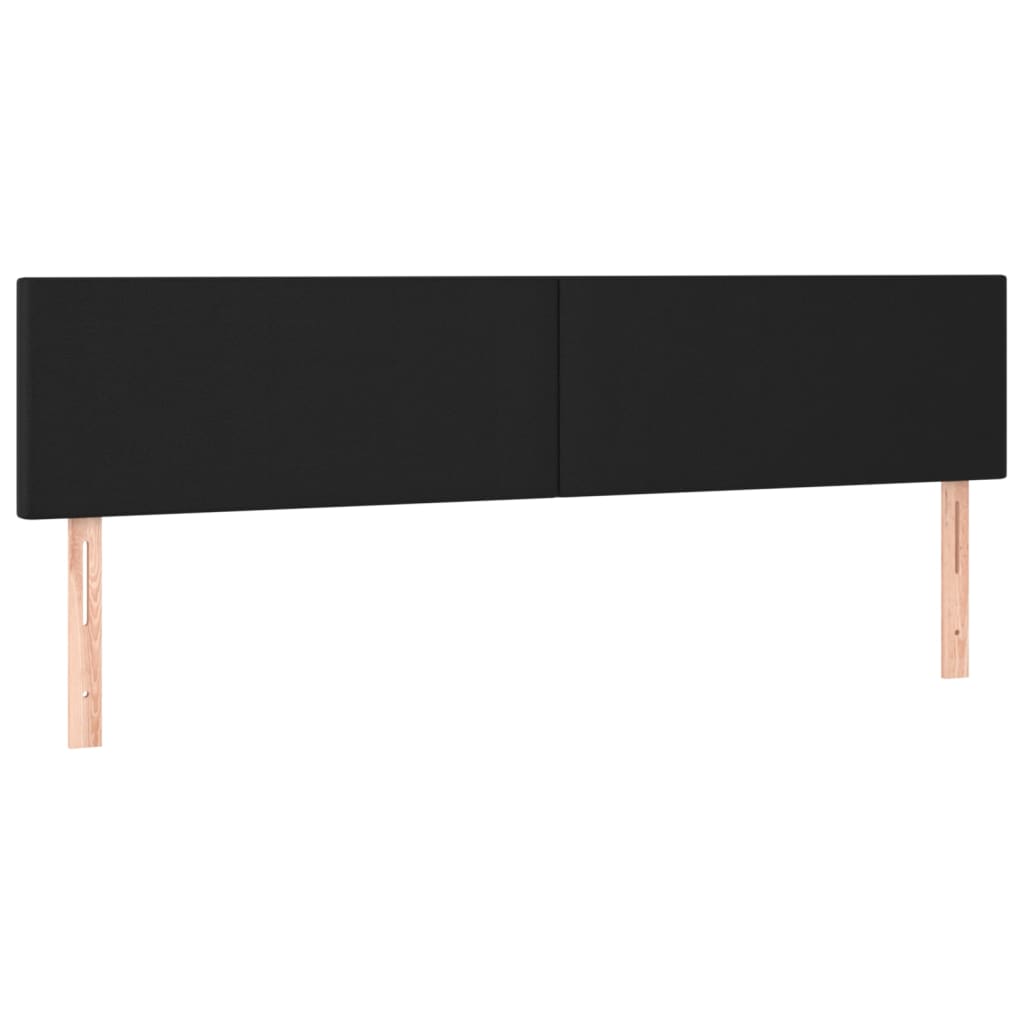 Krevet s oprugama i madracem crni 200x200 cm od umjetne kože
