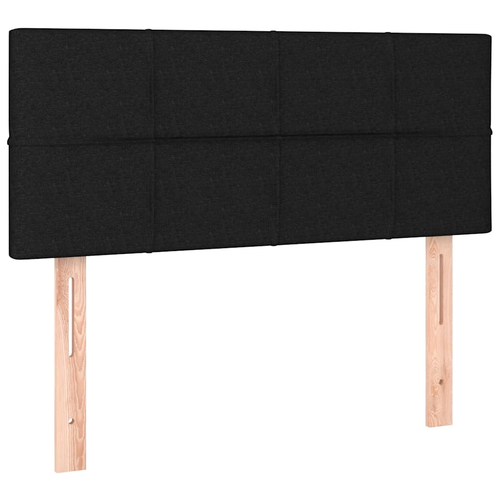 Box spring krevet s madracem crni 90x200 cm baršunasti