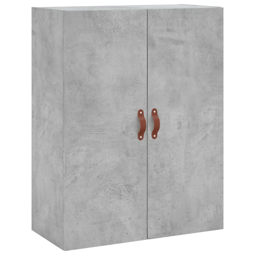 Zidni ormarići 2 kom siva boja betona 69,5 x 34 x 90 cm