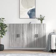 Zidni ormarići 2 kom siva boja hrasta sonome 69,5 x 34 x 90 cm