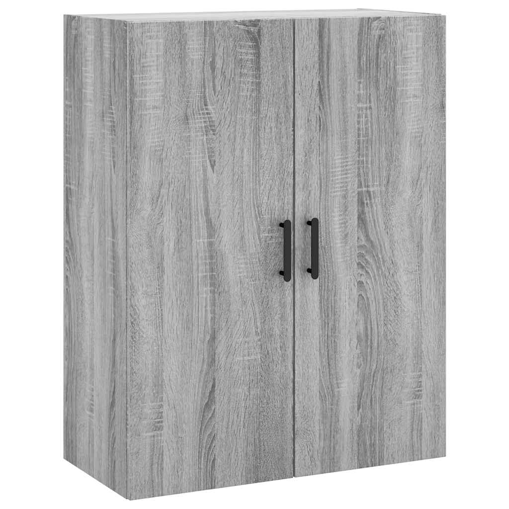 Visoka komoda siva sonome 69,5x34x180 cm od konstruiranog drva
