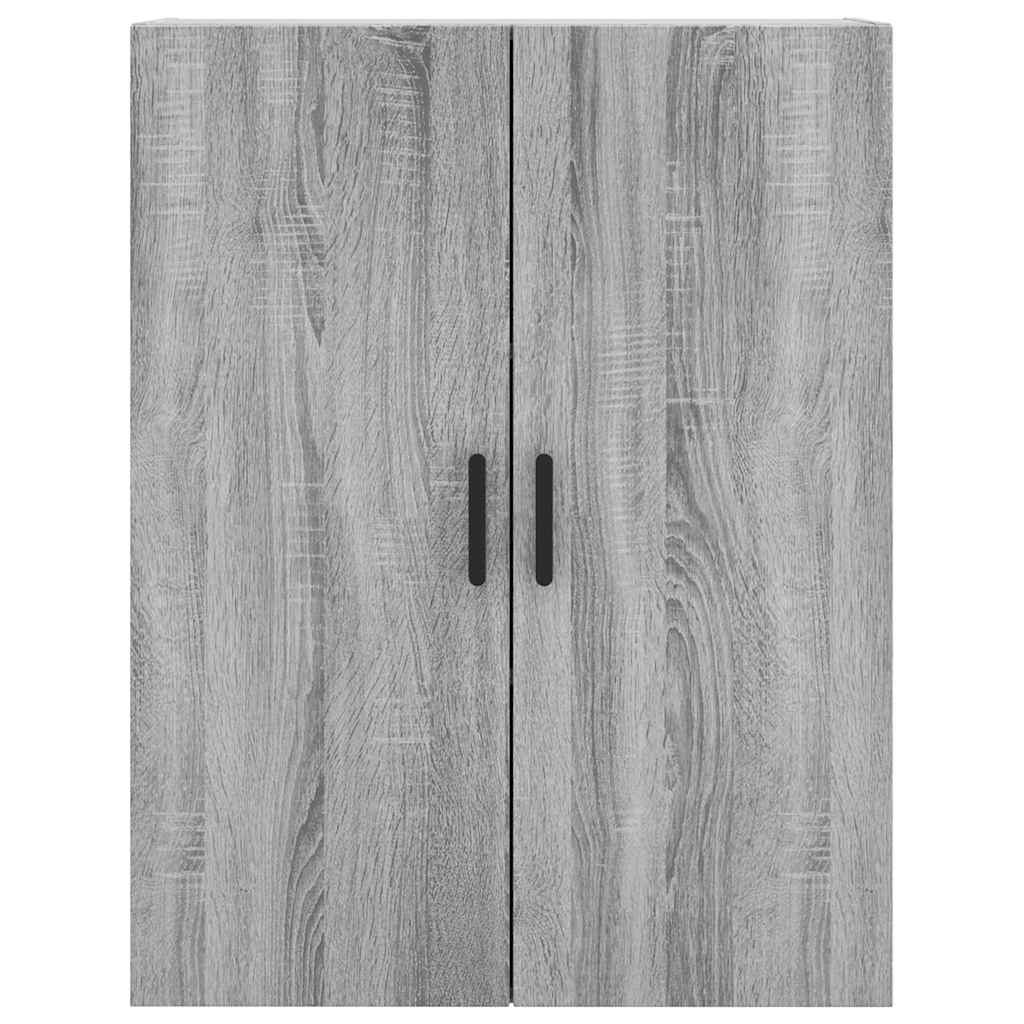 Visoka komoda siva sonome 69,5x34x180 cm od konstruiranog drva