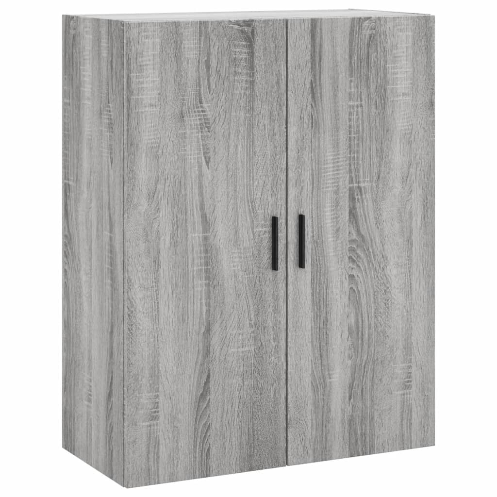 Visoka komoda siva sonome 69,5x34x180 cm od konstruiranog drva
