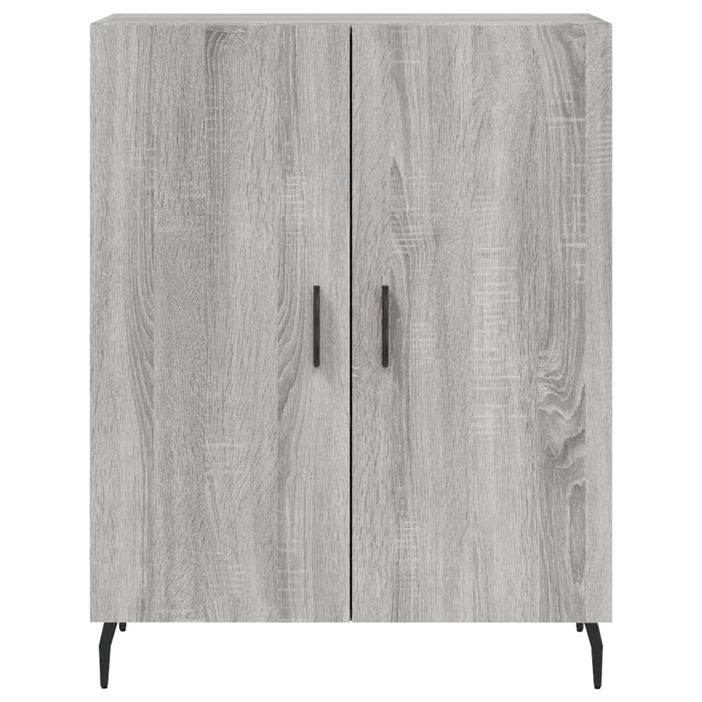 Visoka komoda siva sonome 69,5x34x180 cm od konstruiranog drva