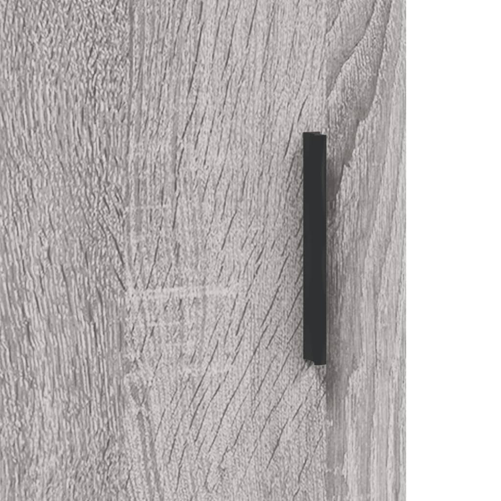 Visoka komoda siva sonome 69,5x34x180 cm od konstruiranog drva