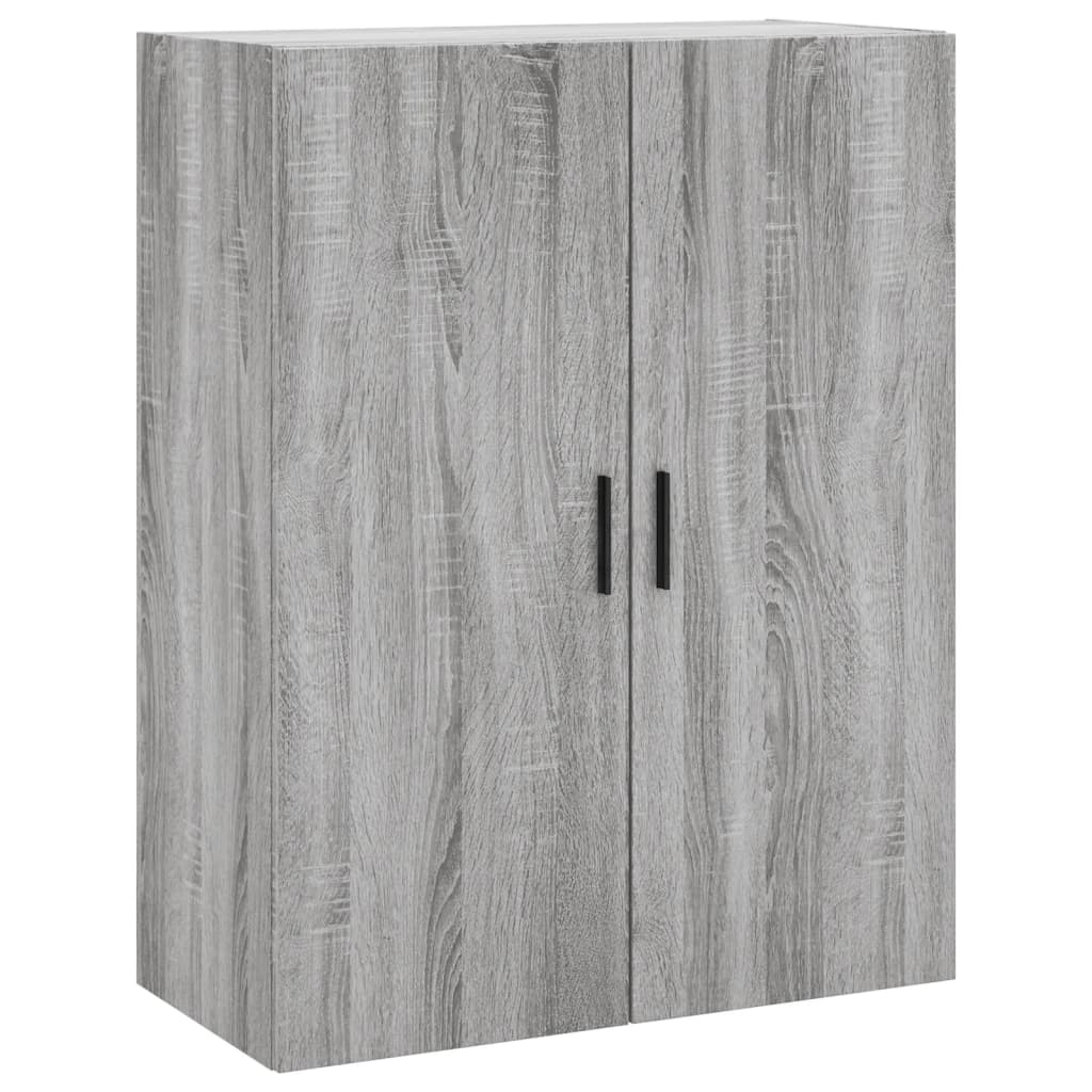 Visoka komoda siva sonome 69,5x34x180 cm od konstruiranog drva