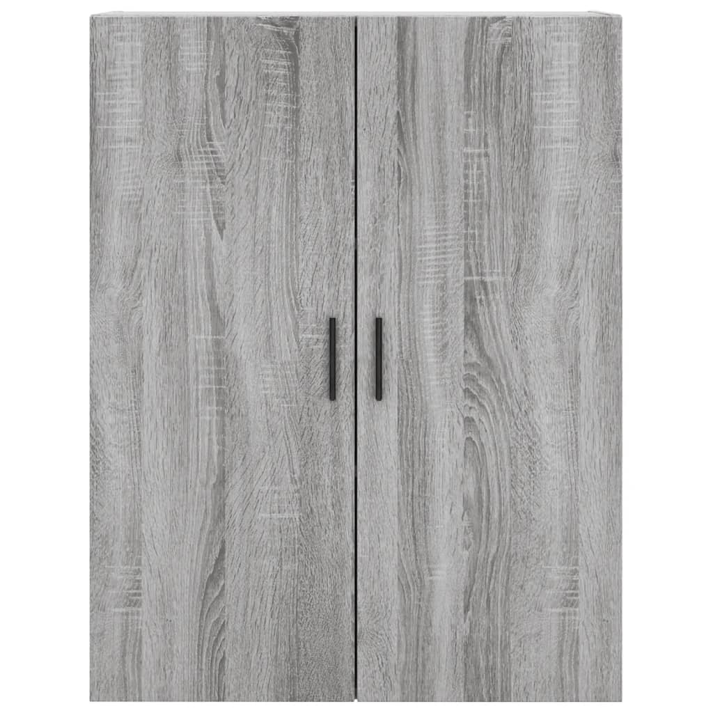 Visoka komoda siva sonome 69,5x34x180 cm od konstruiranog drva